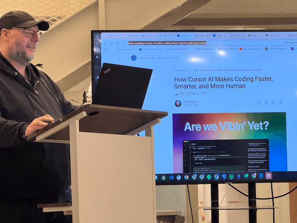 🔊 Mike Onslow on Building Voice-Enabled Apps with AI and Getting Back to Your Code